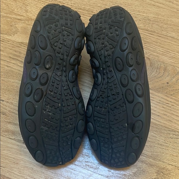 Merrell Jungle Moc Slip-On Shoes in PLUM - Picture 3 of 9